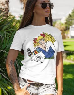 T-shirt Donna Candy Candy Cartoni Anni 80 Manga - Blasfemus