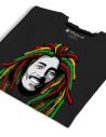 Men T-shirt  - Bob Marley reggae - white short sleeves Blasfemus