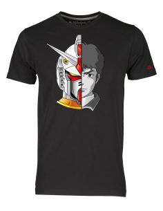 T-Shirt Gundam robot Amuro Ray cartoon 80s - Blasfemus