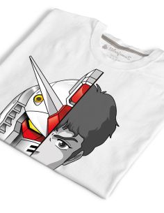 T-Shirt Gundam robot Amuro Ray cartoon 80s - Blasfemus