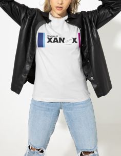 T-shirt woman powered by psychiatric drugs xan x - Blasfemus