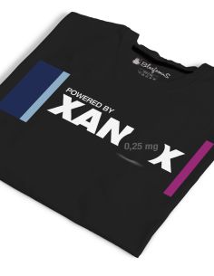 T-Shirt uomo scritte divertenti psicofarmaci xanax