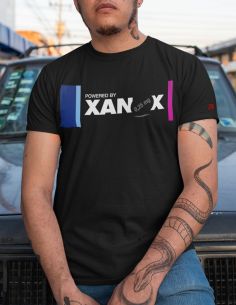 T-Shirt Man powered by Xanax - Blasfemus