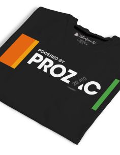 T-Shirt uomo scritte divertenti psicofarmaci prozac