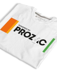 T-Shirt uomo scritte divertenti psicofarmaci prozac