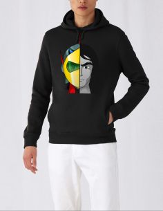 Men's hooded sweatshirt - Goldrake Grendizer Daisuke UFO Robot Cartoons from the 80s