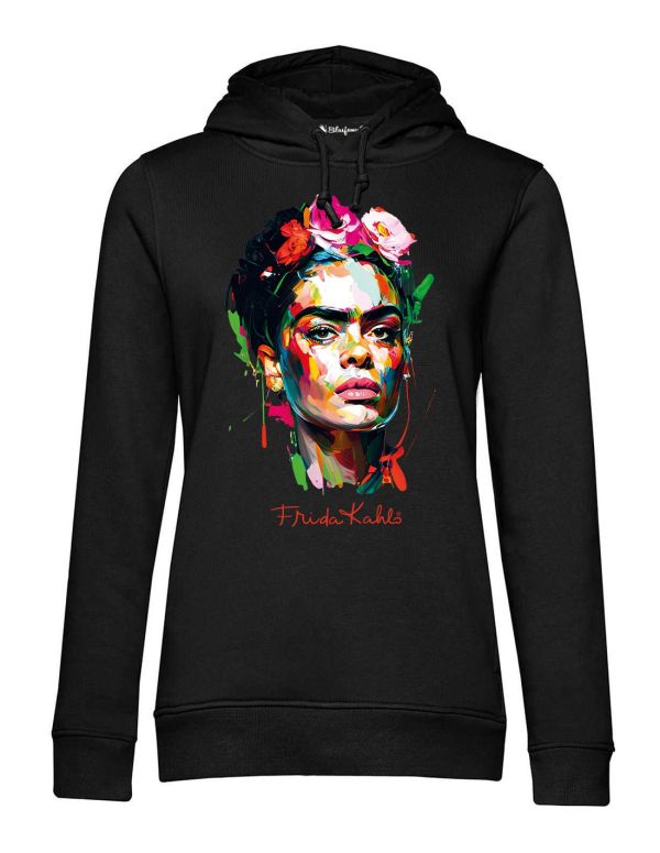 Frida Kahlo Colors Energy Women's black Hoodie