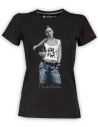 T-shirt woman Frida Kahlo Official Girl Power - nera