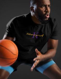 T-Shirt Uomo Kobe Believe in yourself - nera