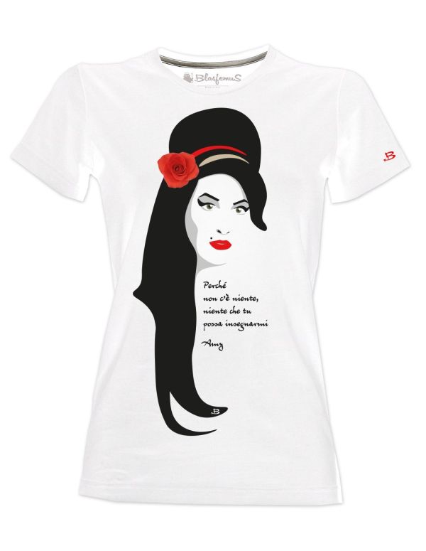 T-shirt donna - Amy Winehouse - Blasfemus