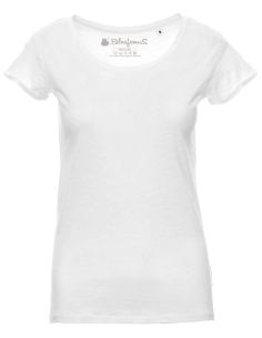 Basic women's t-shirt - short sleeve cotton t-shirt - 3 pack - wide crew neck - Blasfemus