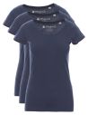 t-shirt donna basic - maglietta maniche corte in cotone - pacco