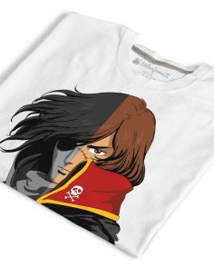 T-Shirt Man Capitan Harlock - Anime Manga cartoon 80s - Blasfemus