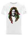 t-shirt Bob Marley bianca Blasfemus