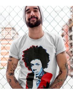 T-shirt uomo bianca - Jimi Hendrix Blasfemus