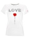 T-shirt donna - Love rosa e filo spinato - Blasfemus