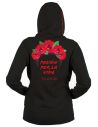 Women's hooded sweatshirt - Frida Kahlo Official written Pasion por la vida