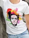 T-shirt woman - Frida Kahlo Official Popart style - Blasfemus