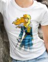 Lady Oscar woman t-shirt 80s cartoons - Blasfemus