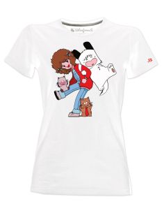 T-shirt woman - Spank 80 years cartoon - Blasfemus