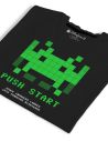 Space Invaders T-Shirt 80s Vintage Nerd - black